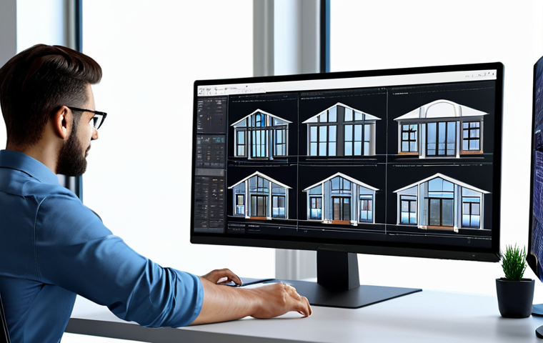 건축평가사의 데이터 분석 기술 향상 - **

"A modern real estate appraiser, fully clothed in professional attire, using a tablet to analyze...