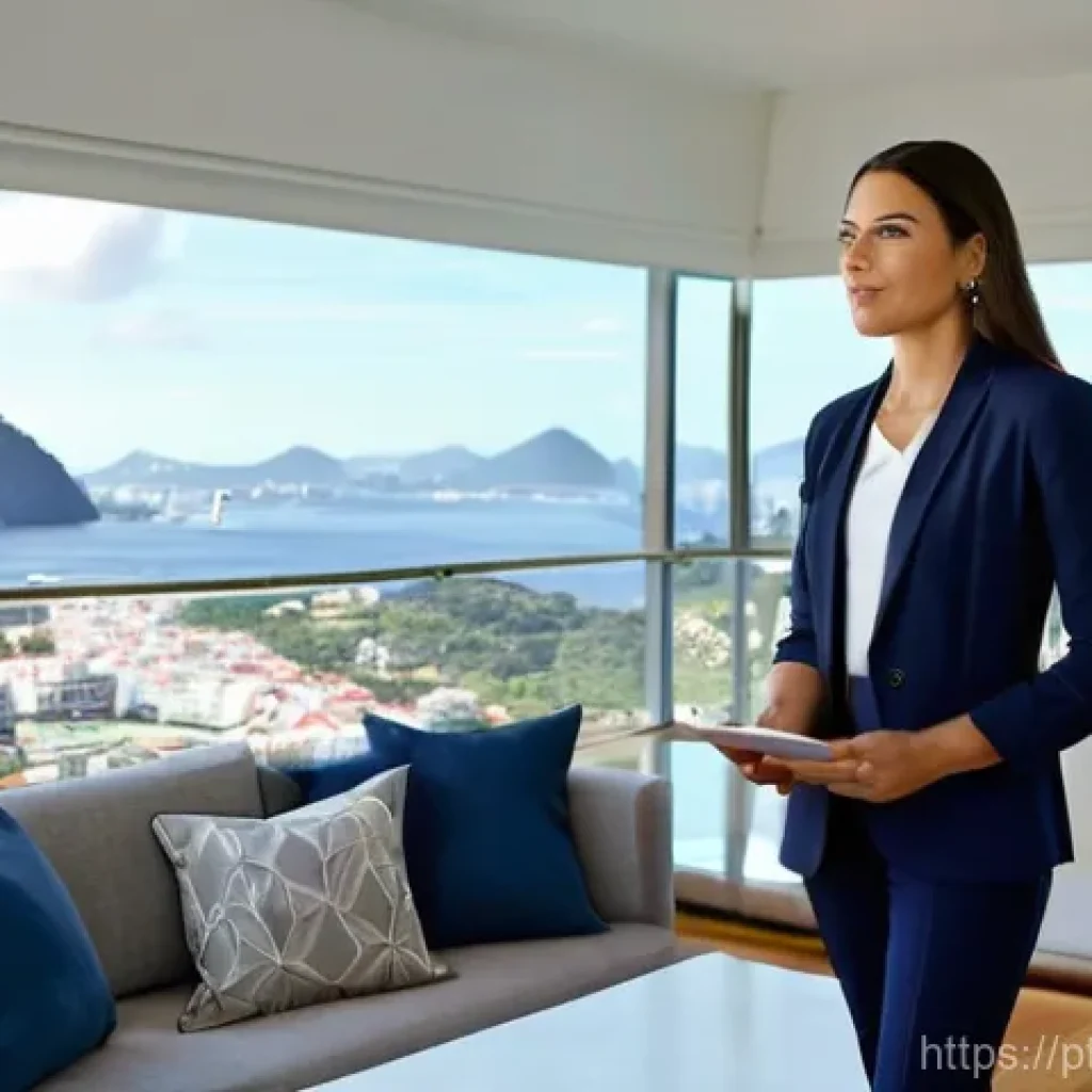 건축평가사 자격증 취득 방법 - **Prompt:** A highly skilled female real estate appraiser, in her late 30s, stands confidently in a ...