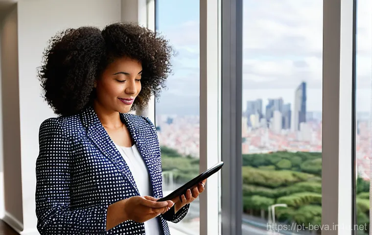 건축평가사 직업 만족도와 업계 전망 - **Prompt:** "A professional real estate appraiser, a woman of Afro-Brazilian descent in her late 30s...