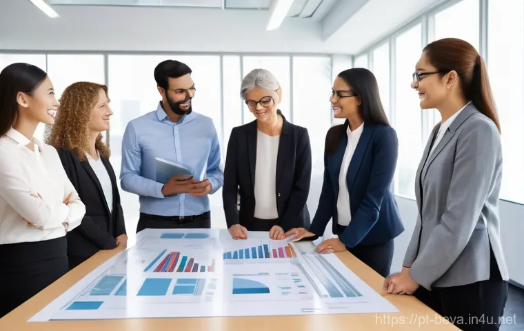 건축평가사 이직 성공기 - A professional female real estate appraiser, mid-30s, dressed in a sharp business blazer and skirt (...